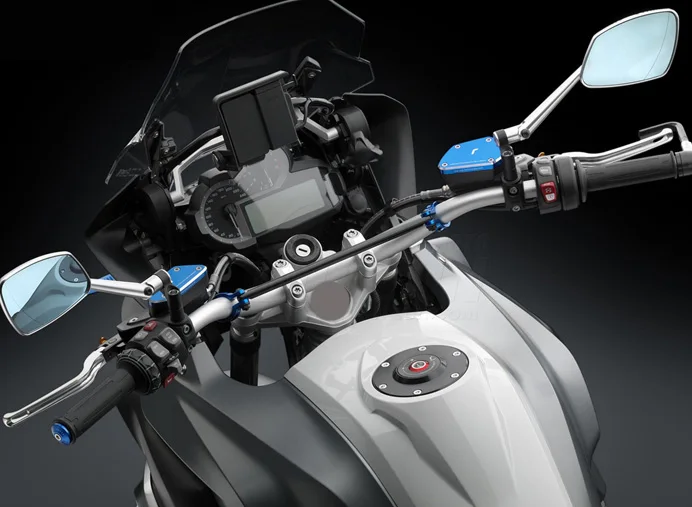 Руль мотоцикла CNC 7/8 дюйма деталь двигателя наклейки для honda CBR954RR NC700 NC750 S X PCX125 CBR900RR