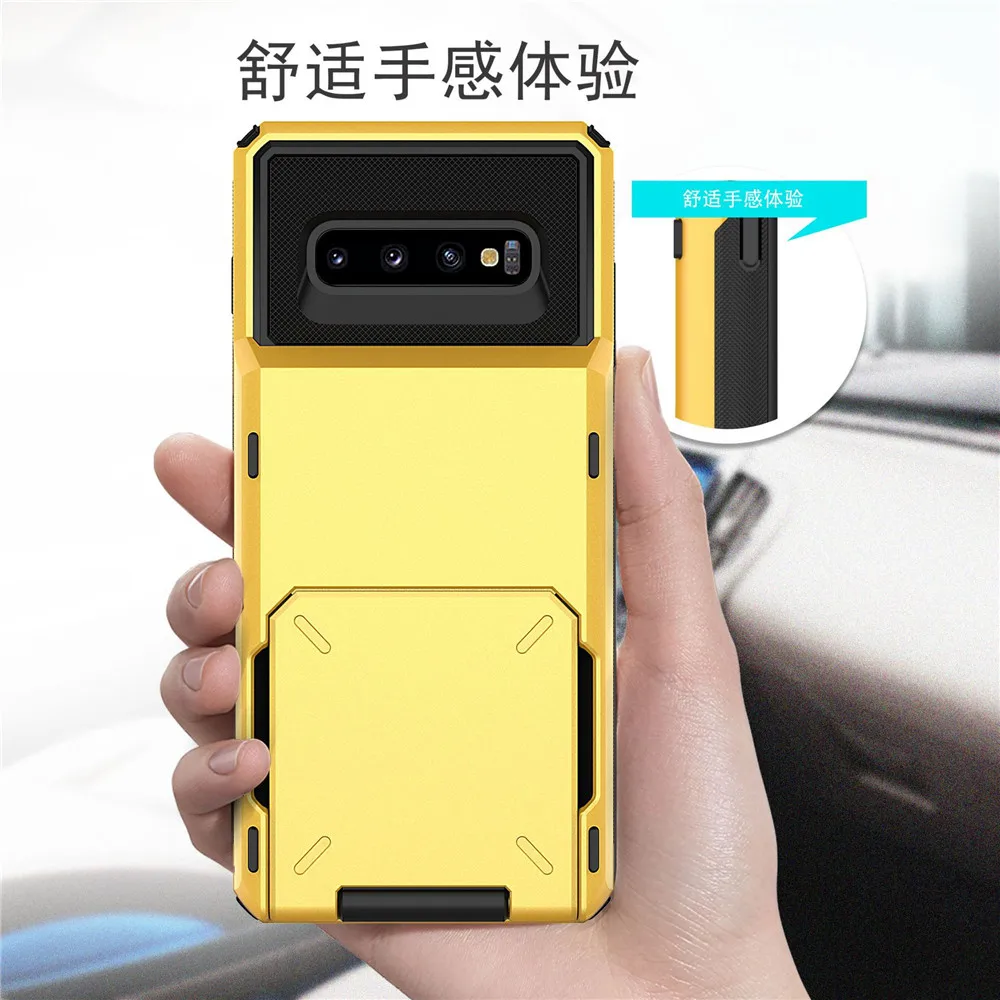 Чехол-книжка с отделениями для карт в деловом стиле для samsung Galaxy S10 Plus S10E чехол для samsung S9 S10 Plus Note 9 чехол для Galaxy S9