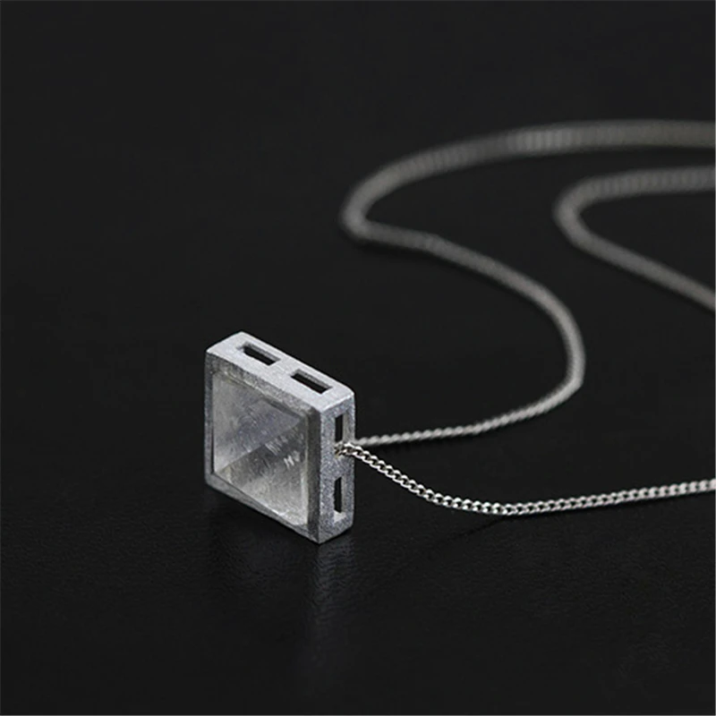 Lotus Fun реальные 925 серебро природного кварца ручной работы ювелирных украшений