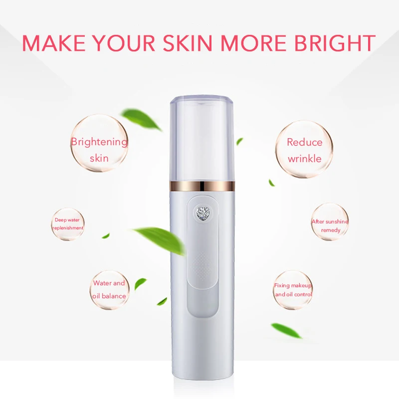 USB портативный нано распылитель тумана спа машина небулайзер для лица увлажнение