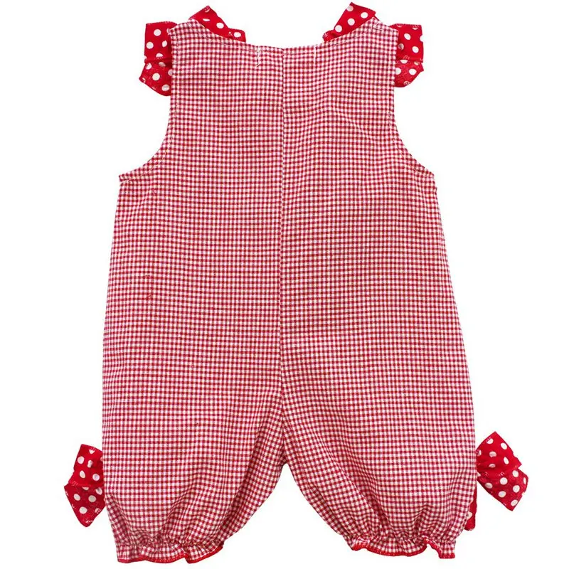 Cute Infantil Newborn Baby Girls Summer Christmas Party Costumes Santa Claus Plaid Romper Clothes Toddler Boys Clothing | Детская одежда