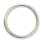 Сегментное кольцо для пирсинга тела из нержавеющей стали толщиной 3 мм4 мм x 25 мм, большое кольцо