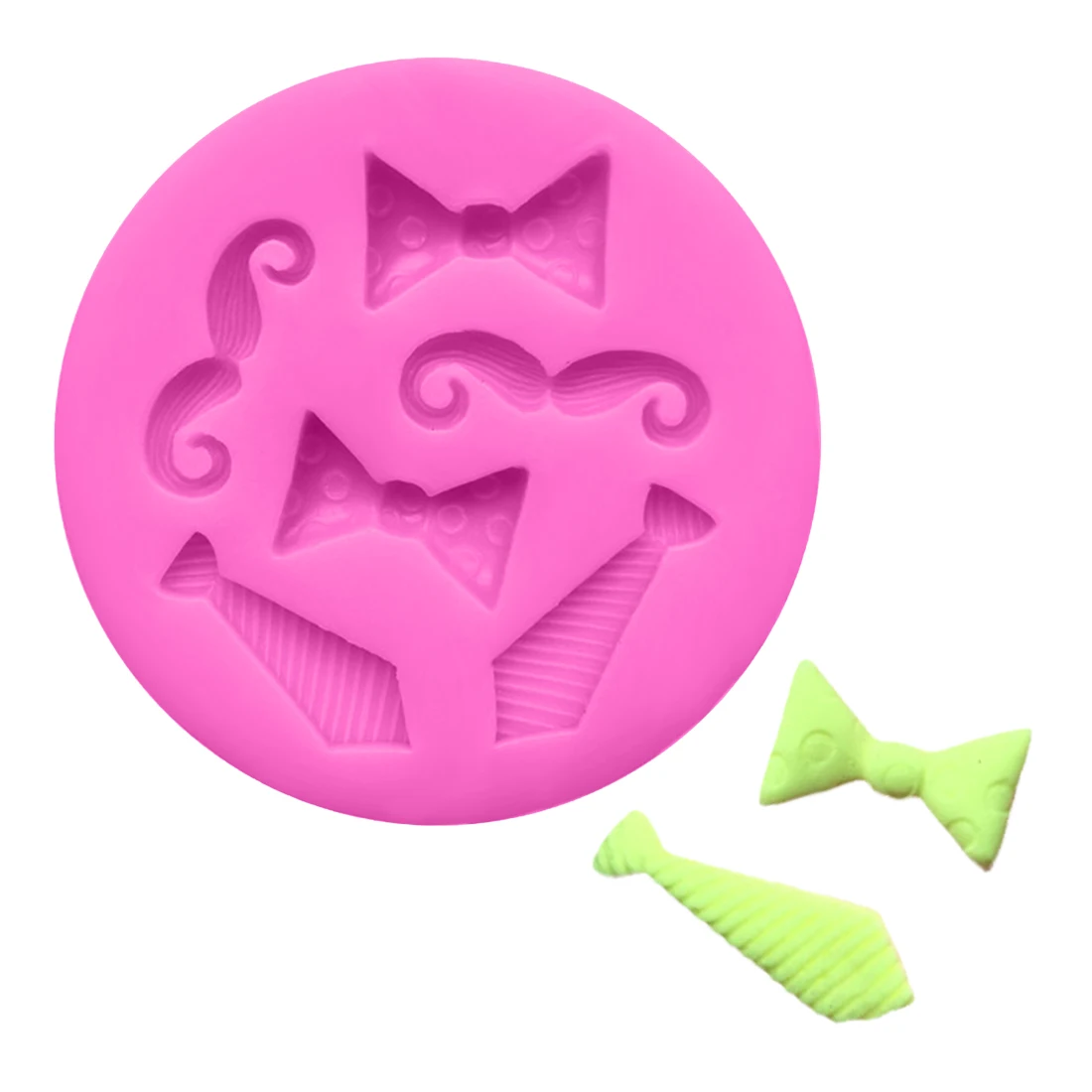 3D Мини галстук-бабочка аксессуары для бороды конфеты шоколадная глина