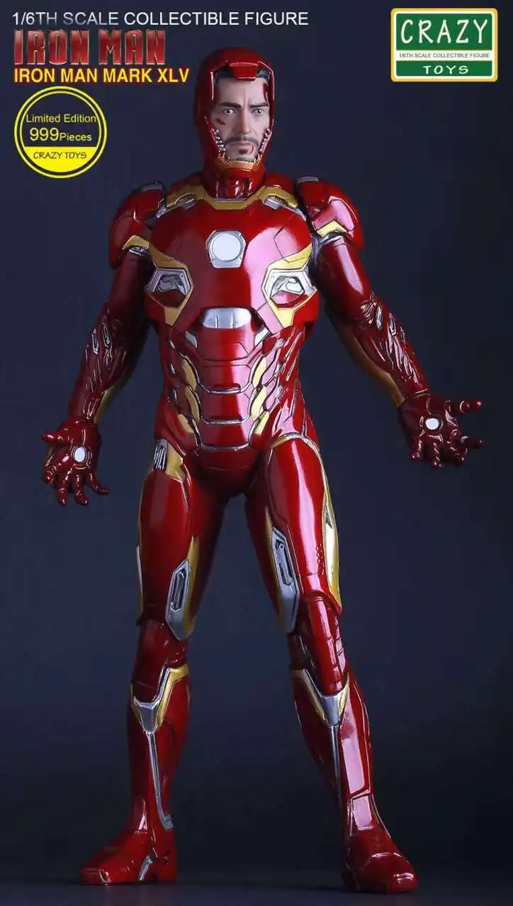 1:6 Сумасшедшие игрушки Железный человек Tony 12 &quotограниченное издание Мстители