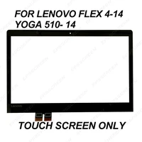 new 14 for lenovo ideapad yoga 510 14 flex 4 14 1470 1480 touch screen digitizer display replacement front glass fix panel