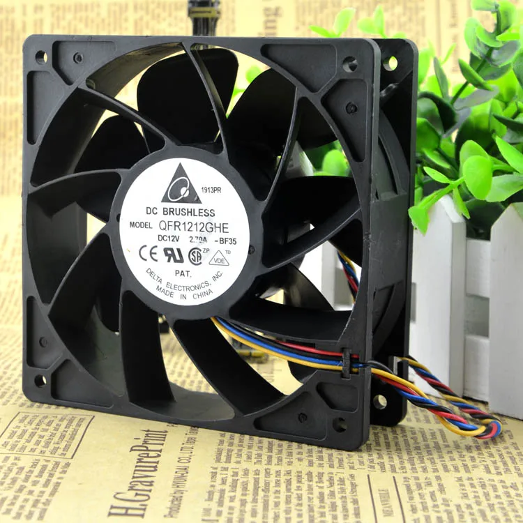 Новый оригинальный QFR1212GHE 12V2.7A 12038 IBM серверный вентилятор 74Y5220|Кулеры и системы