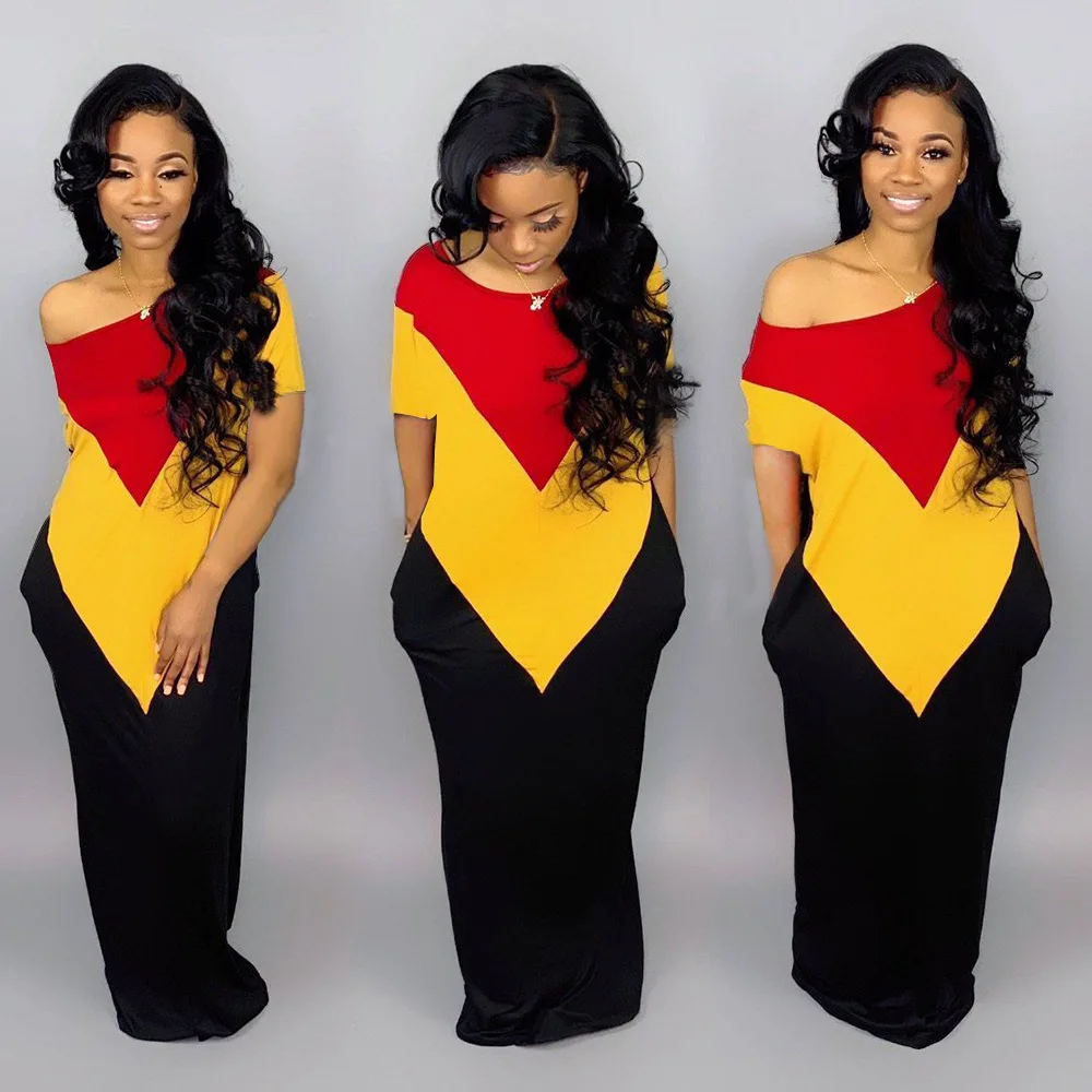 Африка костюмы осень для женщин пикантные повседневное без бретелек сбоку