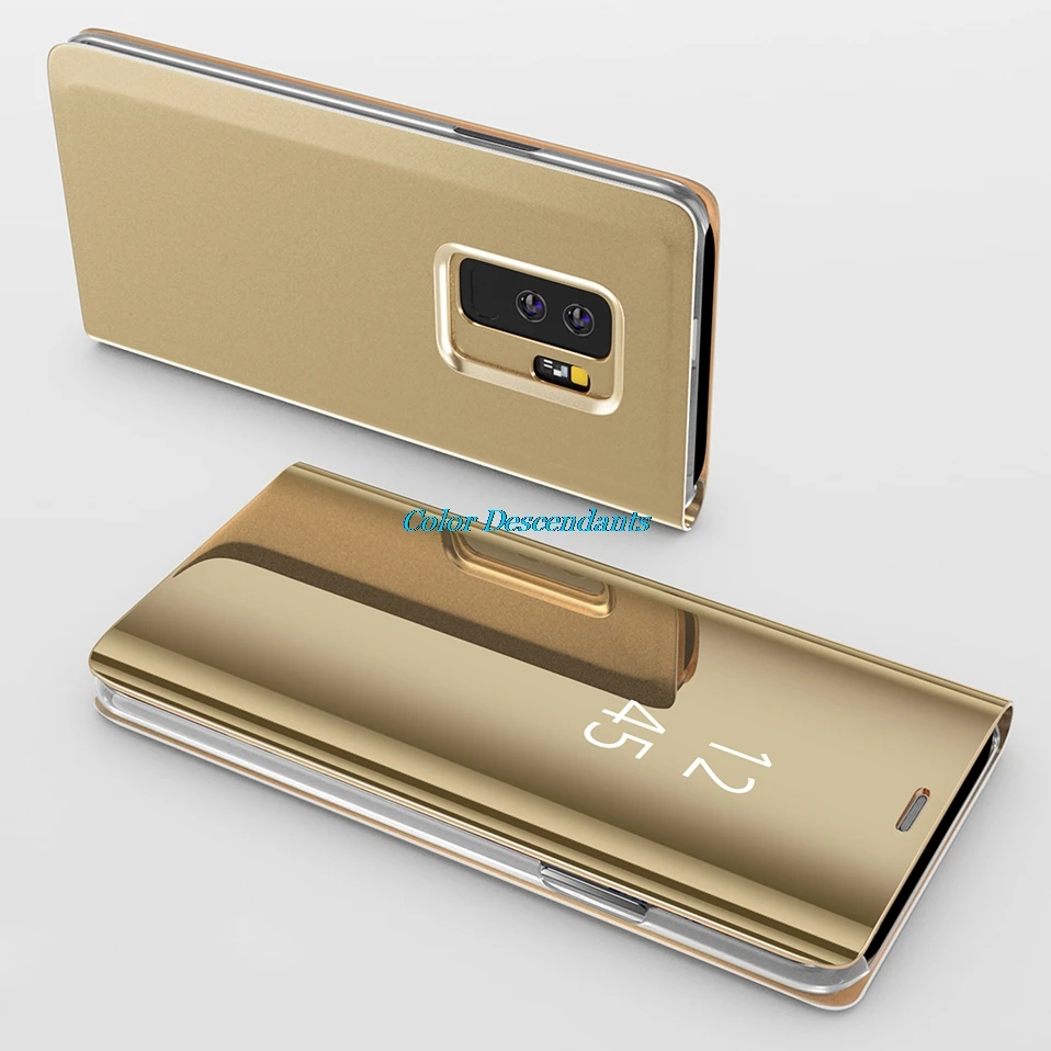 Чехол книжка с полная защита Экран Окно чехол для Samsung Galaxy S8 S7 S6 Edge Note 8 A7 A8 плюс 2018 J3