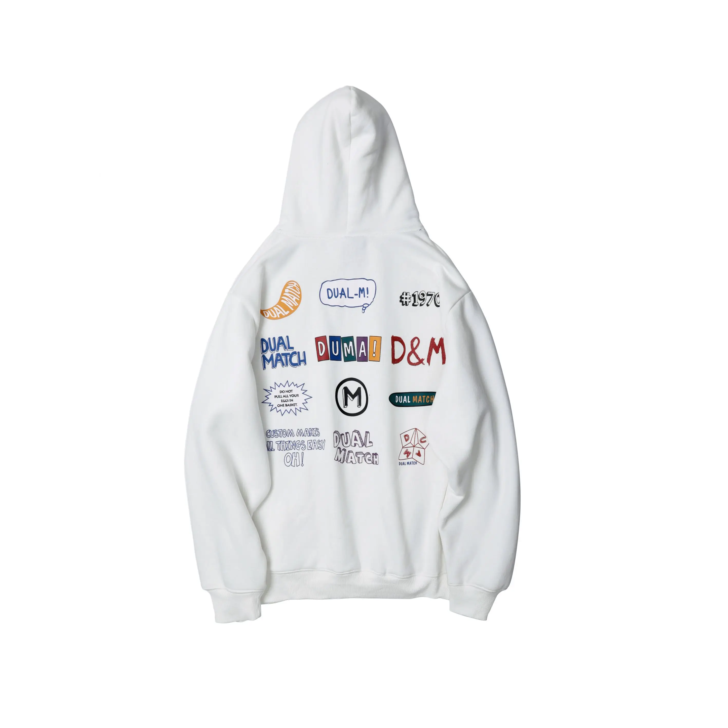 Мужские толстовки с логотипом графическая печать Винтаж флис капюшоном Harajuku Хип