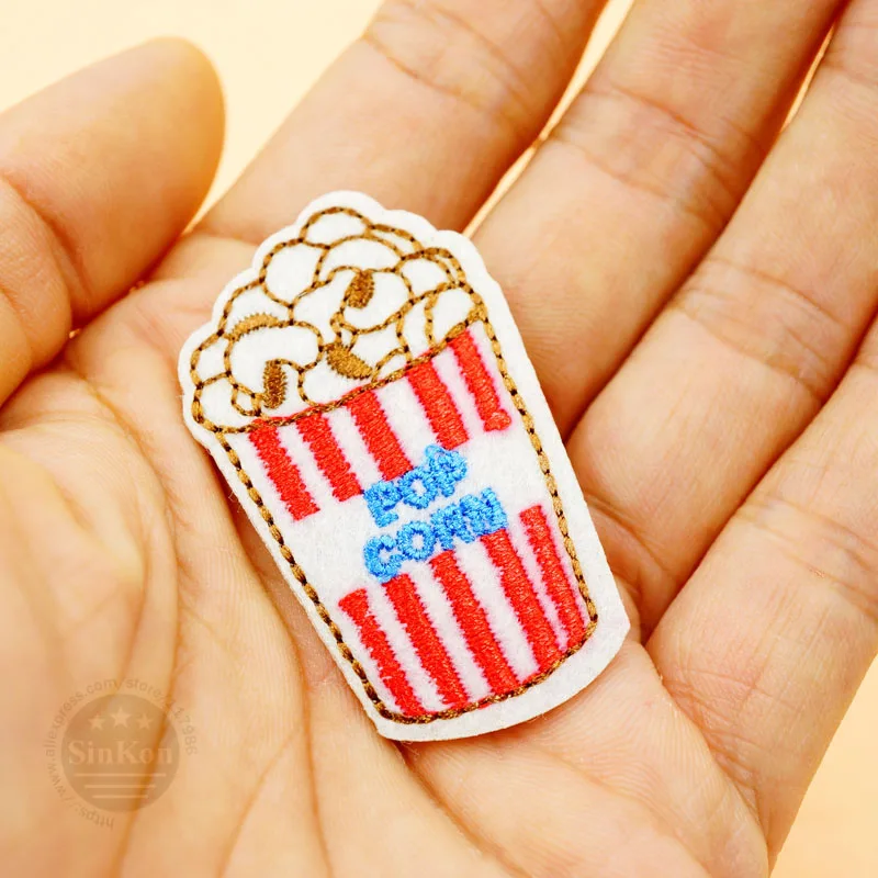 Нашивки из ткани сделай сам с попкорном (Размер: x см) вышитая аппликация швейные