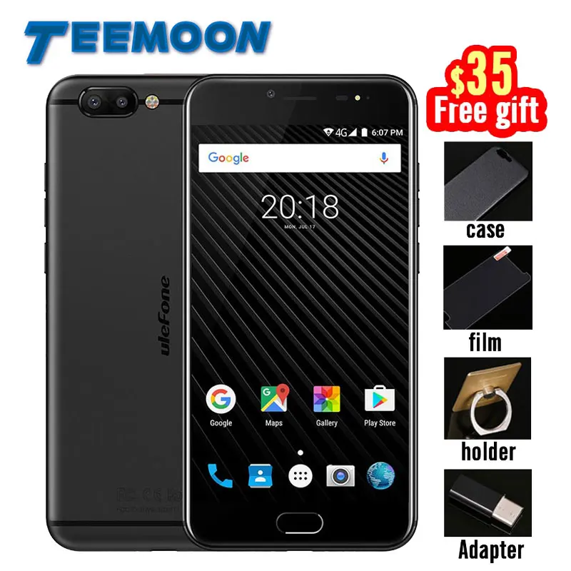 Ulefone T1 двойной сзади камеры смартфона 5.5 &quotFHD helio P25 Восьмиядерный 6 ГБ Оперативная