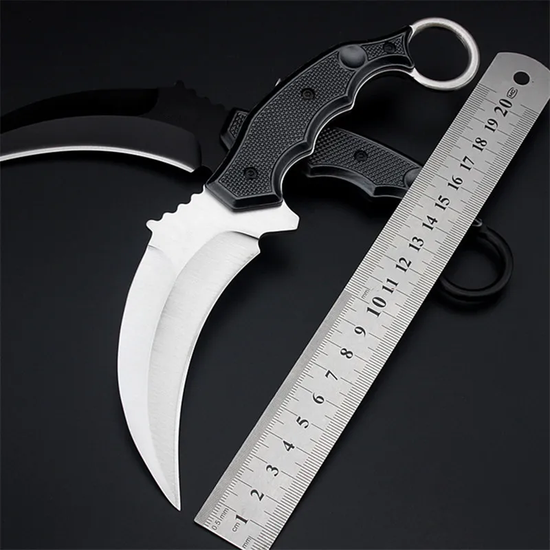 

2021 New Free Shipping Outdoor Tactical Self-defense Scorpion Claw Knife Camping Jungle Survival Fixed Hunting Knives EDC Tools