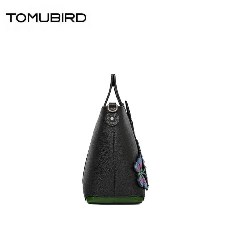 TOMUBIRD 2019 новая женская сумка из натуральной кожи улучшенная воловьей известного