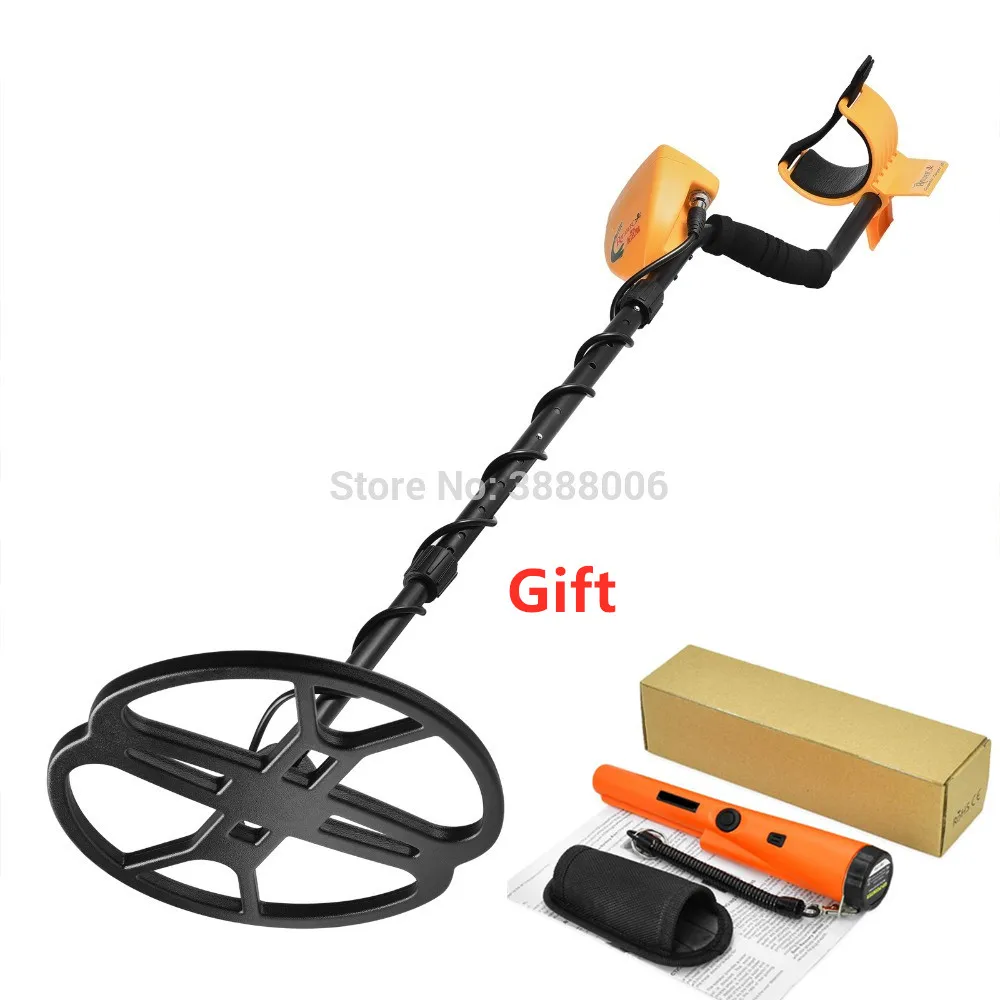 12coil-Gift Профессиональный Подземный металлоискатель MD6350 инструмент для охоты за сокровищами с ЖК-дисплеем MD6250 обновленная версия подарок GP детектор - Цвет: 12coil-Gift