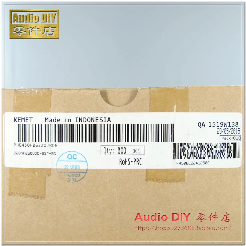Пленочный конденсатор RIFA PHE450 2019 мкФ горячая Распродажа MKP (220nF 0 22 оригинальная