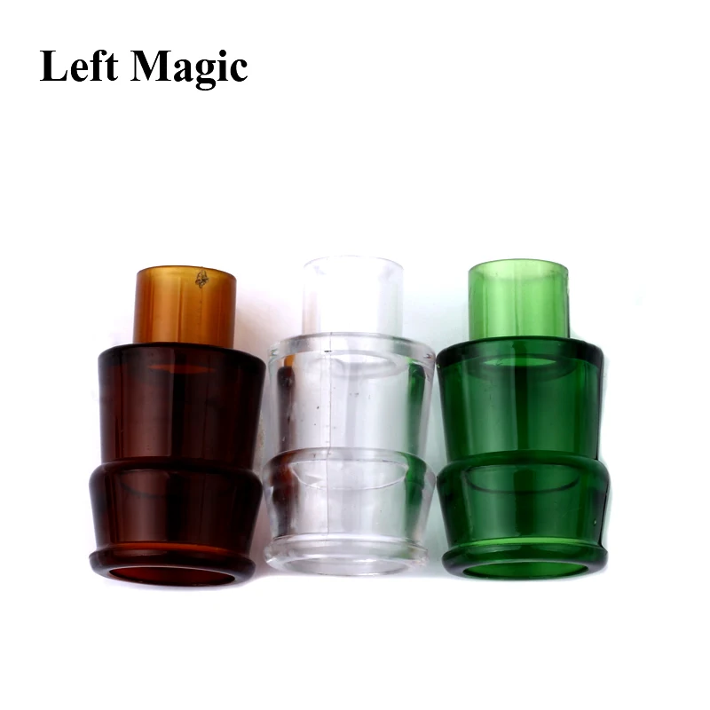 

3 Pcs/Lot Vanish Bottle Magic Tricks Three Color Plastic Bottles Vanishing Wine Bottle Magic Props Close Up Stage Magic Tools