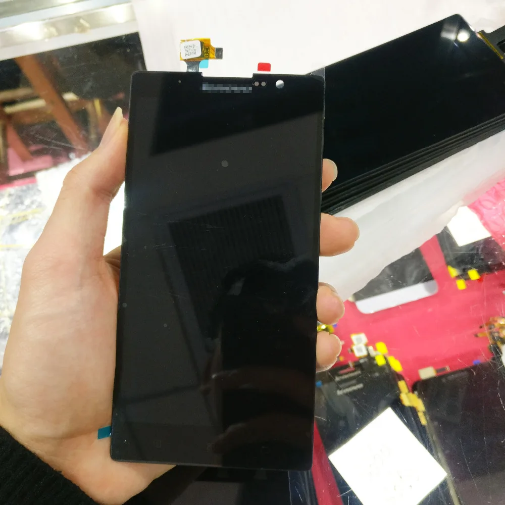 100% протестированный оригинальный черный 5 дюймовый новый для Lenovo K80 K80M P90 Полный