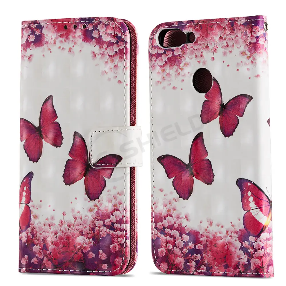 Чехол для Huawei P Smart FIG LX1 LA1 откидной телефона кожаный чехол PSmart LX2 чехлы сумка|case for