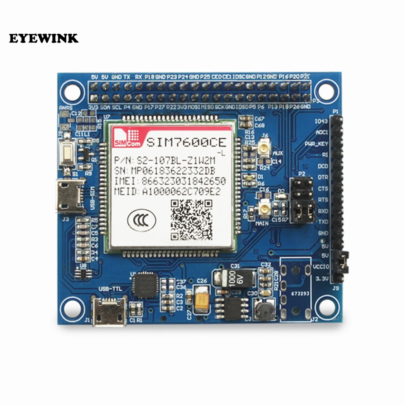4G / 3G 2G GSM GPRS GNSS шляпа для Raspberry Pi модуль позиционирования поддержка LTE CAT4 на основе