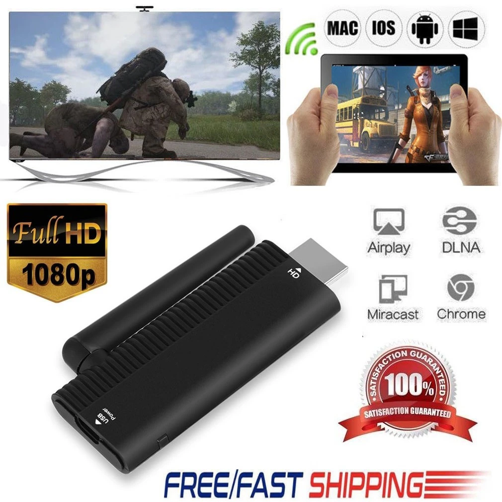 1080P Miracast WiFi Дисплей ТВ Беспроводной приемник HDMI AirPlay DLNA Share