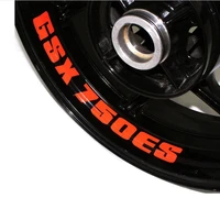 8x high quality motorcycle wheel sticker decal reflective rim bike motorcycle suitable for suzuki gsx 750es gsx750es gsx750 es