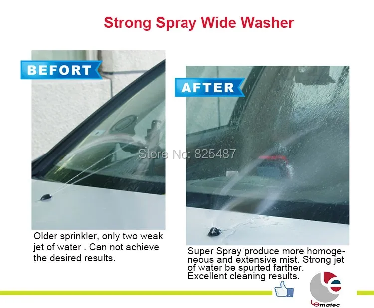 1 пара форсунок для распыления воды универсальное украшение внешней части