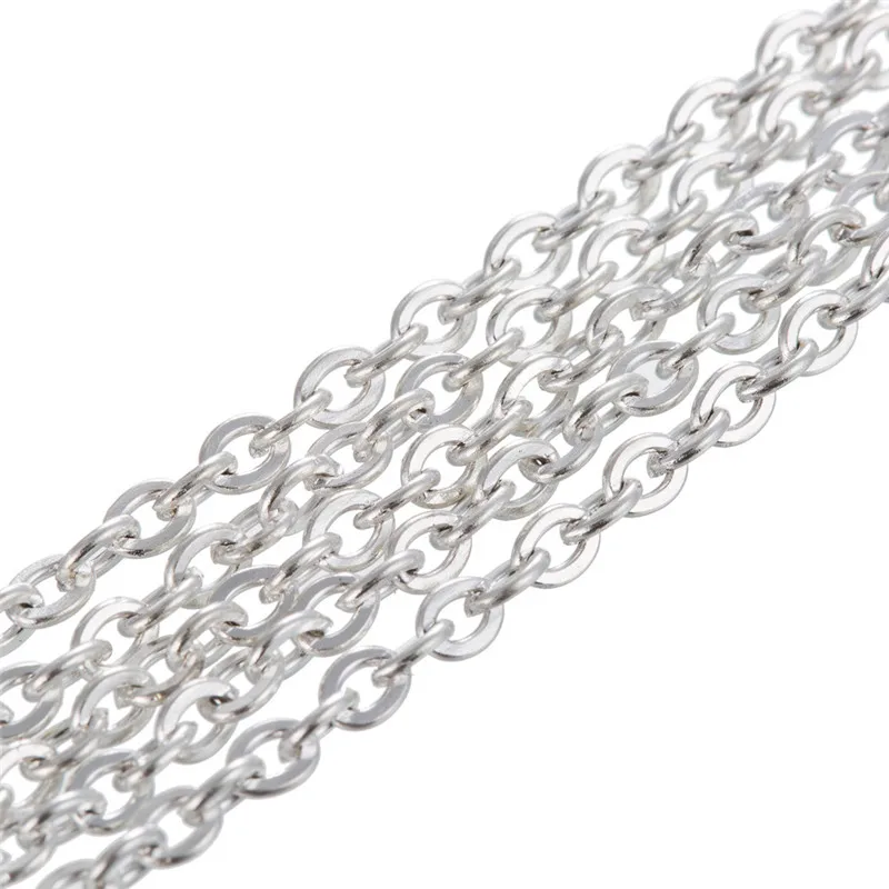 5 м/лот цепочки для кабелей изготовления браслетов ожерелий золотистая бронзовая