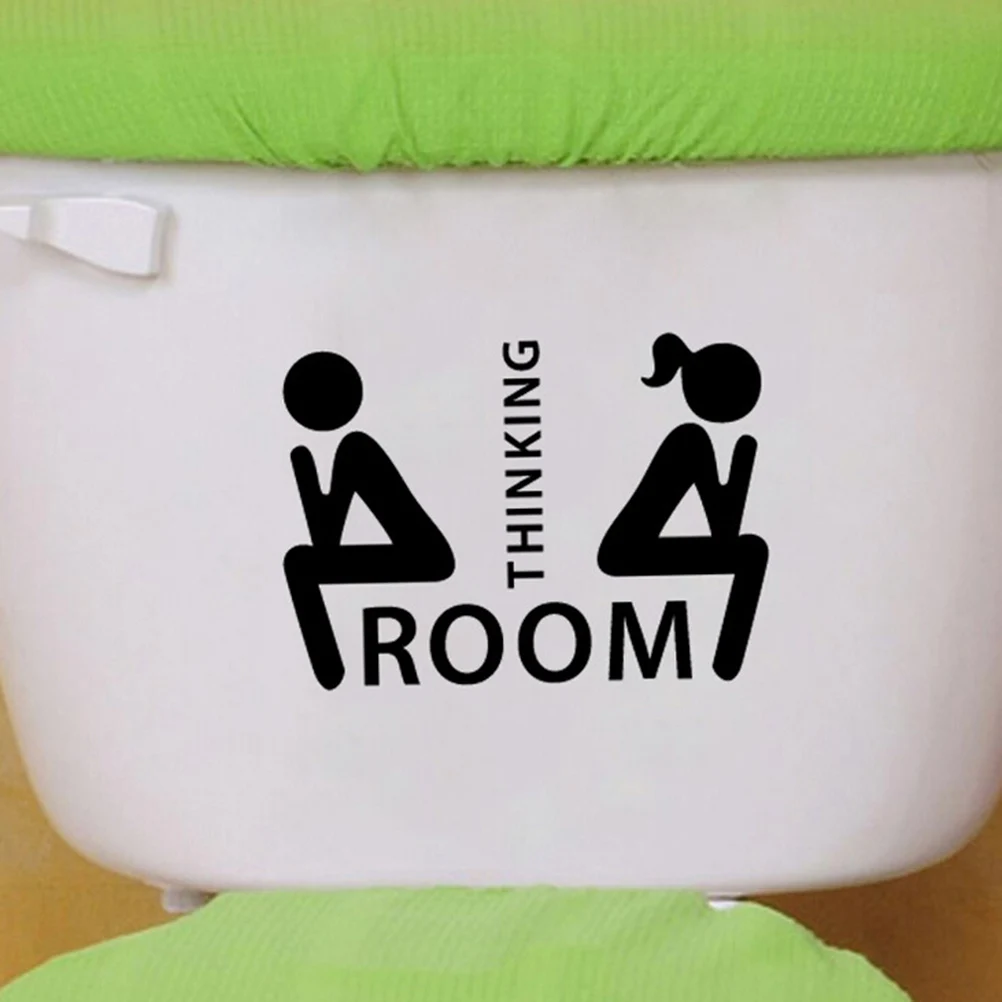 Новые съемные DIY настенные Стикеры для унитаза ванная комната водонепроницаемый