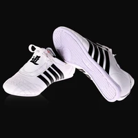 white taekwondo shoes wear resistant kickboxing professional white tae kwon do martial art train sneaker shoes from kids adult