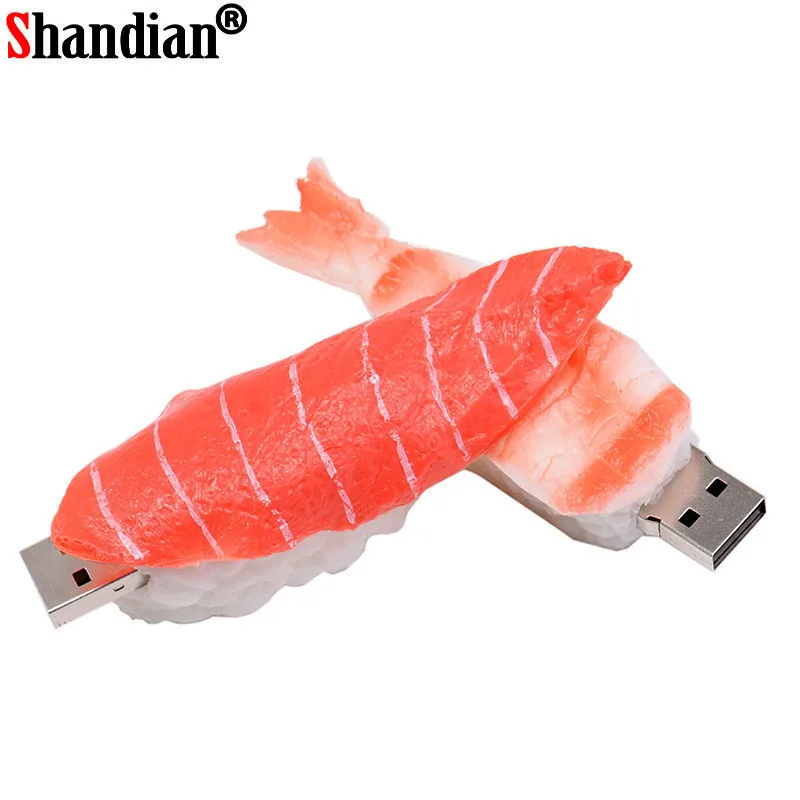 SHANDIAN флеш-накопитель, 4 ГБ, 8 ГБ, 16 ГБ, 32 ГБ, 64 ГБ usb французский, пицца, суши, форма USB флеш-накопитель USB2.0 флеш-накопитель флешка