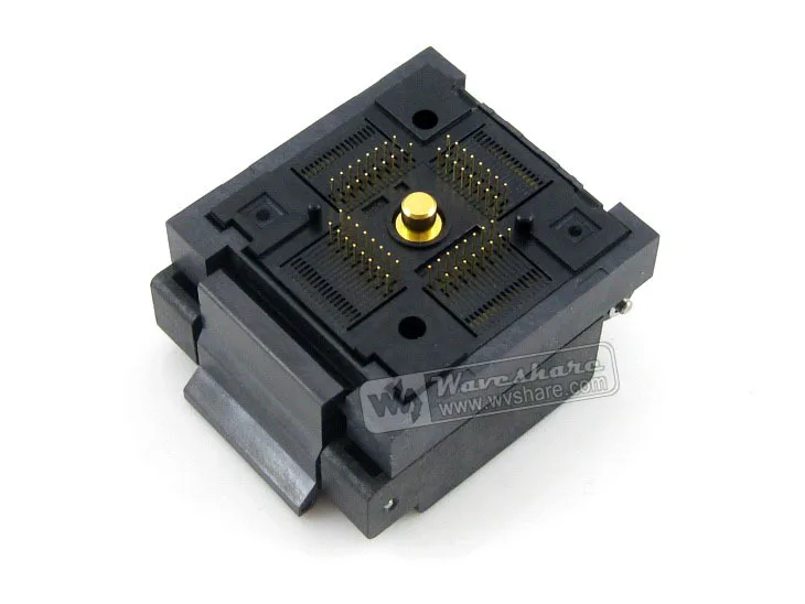 

QFN-64BT-0.5-01 Enplas IC Burn-in Test Socket Adapter 0.5mm Pitch QFN64 MLP64 MLF64 Package