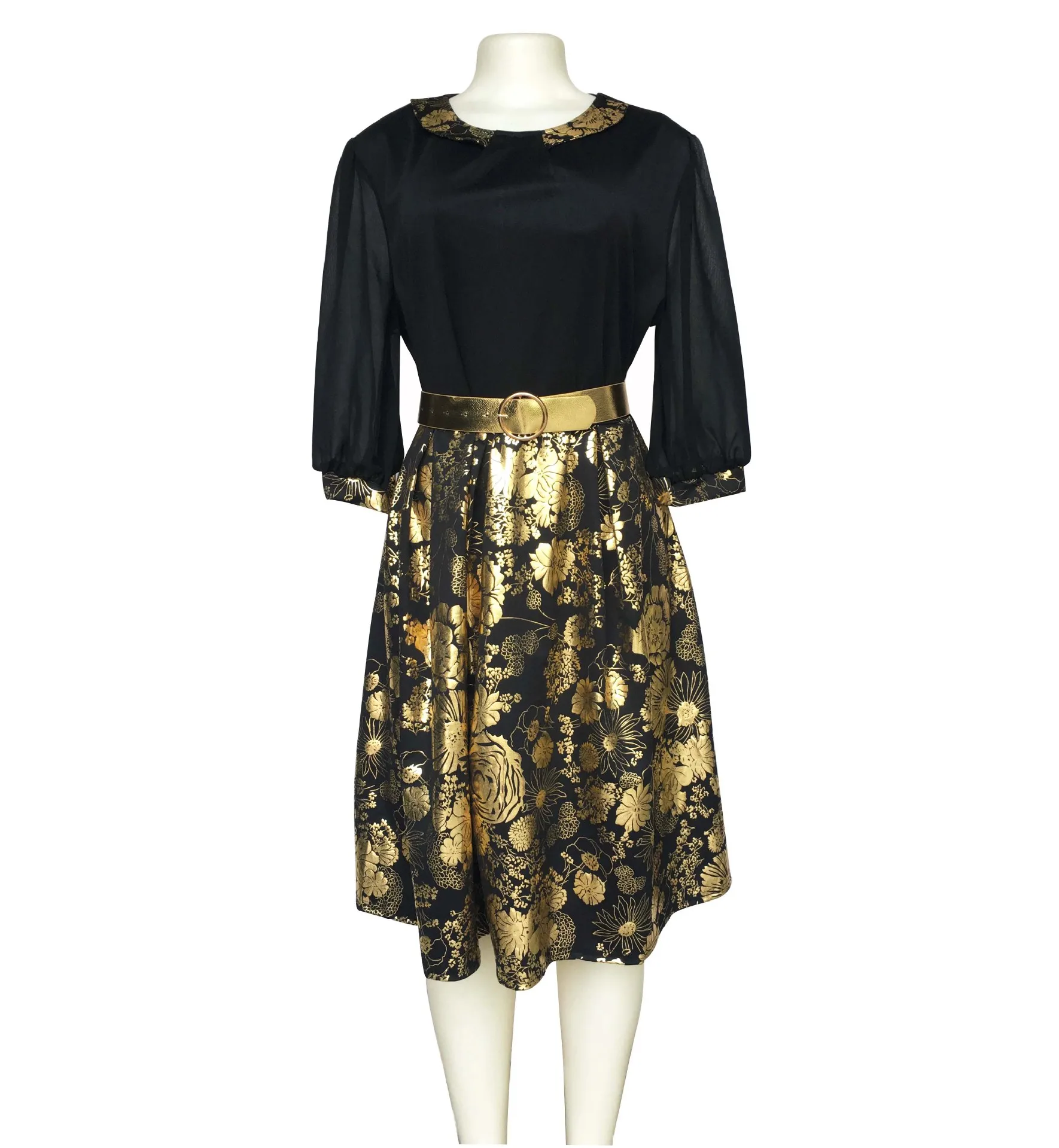 Черные африканские платья Женская одежда с принтом в африканском стиле дамское
