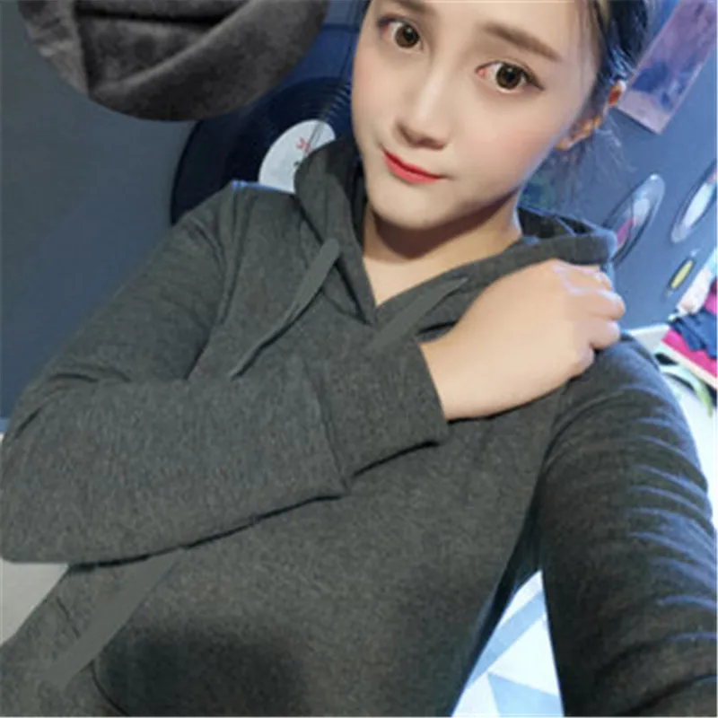 

New Spring And Autumn Big Size Casual Women's Long Hoodies Korean Loose Sweater shirt Large Size Female Pullover S-6XL J63