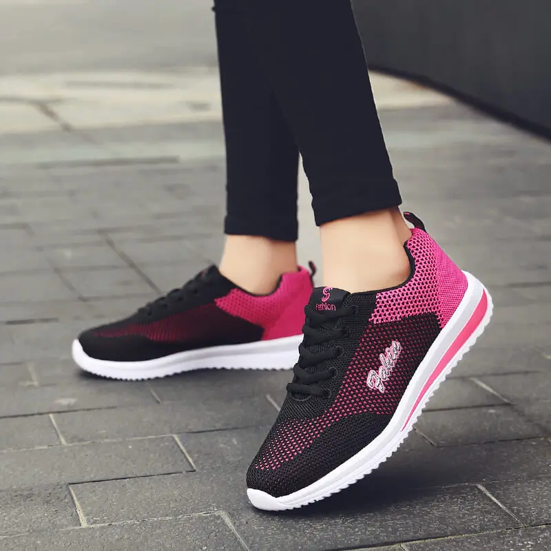 Женская Удобная обувь для тенниса женская спортивная из сетчатого материала