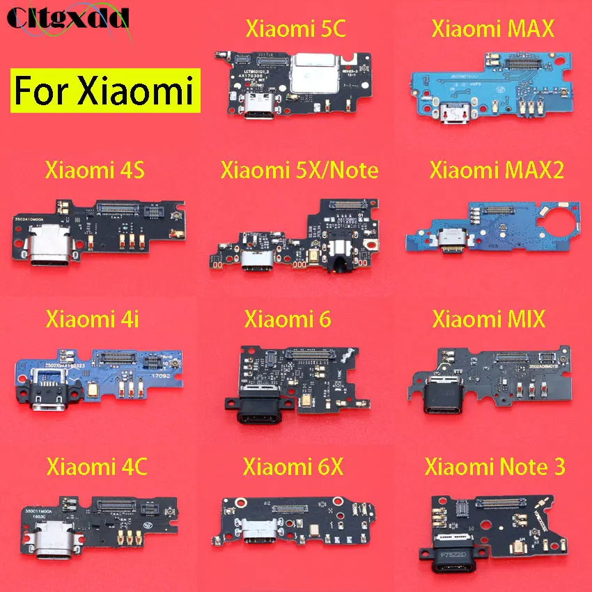 Cltgxdd для Xiaomi 4S 4i 4C 5C 5X 6 6X MAX MAX2 MIX Note 3 Redmi Micro USB док станция разъем Плата порт зарядки