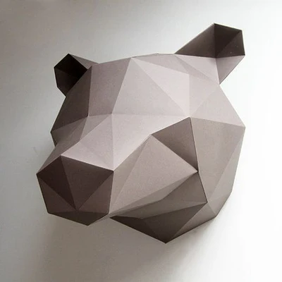 Новое поступление милые и забавные животные оленя 3D бумажные DIY модели наборы паззлов игрушки развивающие подарок на день рождения для детей