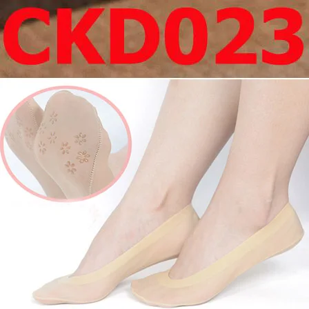 OLN 1 пара модные женские CKD001-026 носки хлопок невидимое нескользящее покрытие Лайнер без шоу Peds Низкий вырез ледяной Носок Лето горячий стиль EU23-34