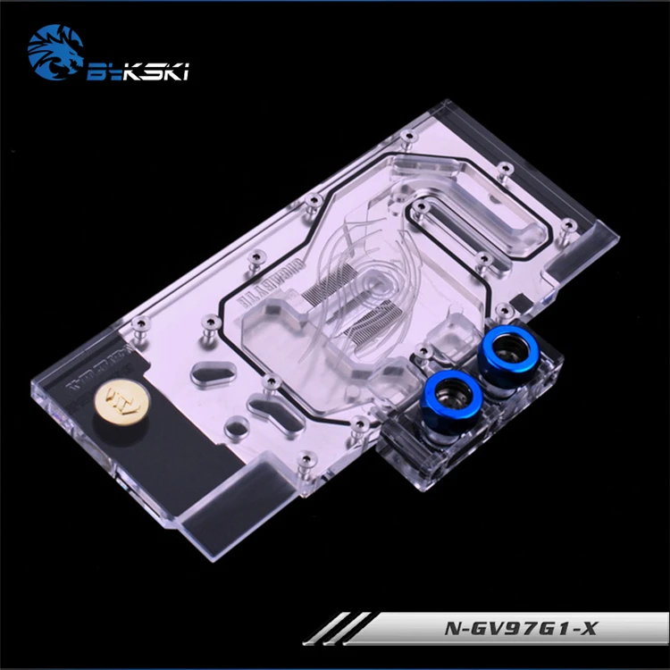 Bykski N-GV97G1-X Full Cover Graphics Card Water Cooling Block RGB/RBW for Gigabyte GV-N970G1 Gaming/GV-N970WF3OC | Компьютеры и офис