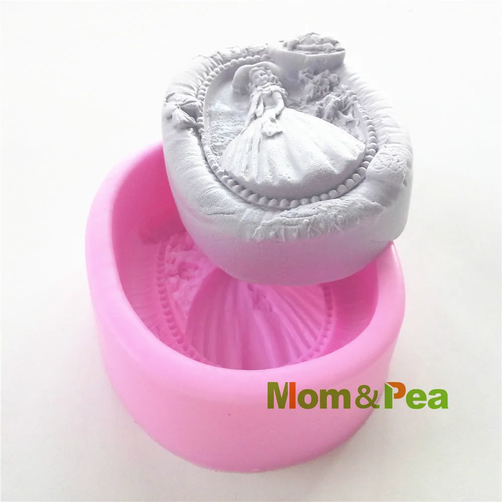 0507 Бесплатная доставка Женская силиконовая форма для мыла Mom & Pea украшение торта