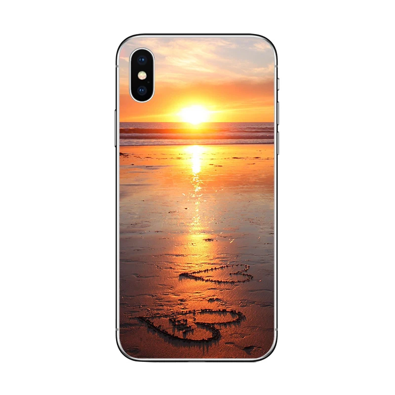 Чехлы для телефонов Ocean Beach Aloha Apple iPhone 7 8 6 6s Plus X XR XS MAX 5 5S SE мягкий чехол из ТПУ чехлы