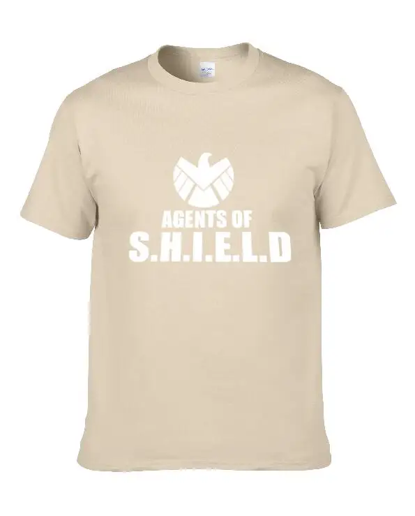 Агенты Marvel s.h.i.e.l. D. Футболка со щитом мужские хлопковые футболки футболка фильм