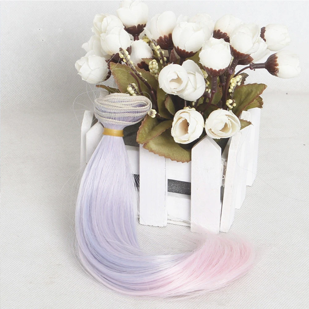 Парик для куклы высокотемпературный материал парик вьющихся волос сделай сам