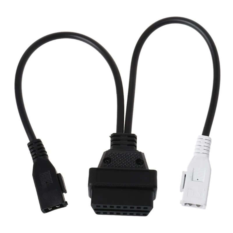 2X2 16 Pin Женский OBD2 диагностический разъем Адаптер VAG кабель для VW AudiT Skod|Кабели и
