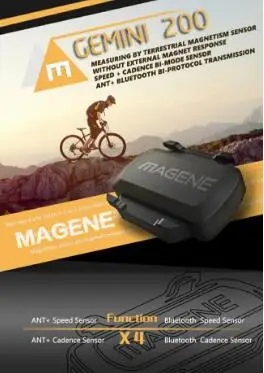 Magene велосипедный датчик частоты вращения педалей Спидометр ANT + Bluetooth 4 0