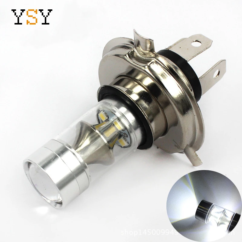 2pcshigh Мощность туман светильник H4 H7 H11 светодиодный 2835 12SMD светодиодный автомобиль белый туман светильник 660LM AC/DC 12-24V 6500K головной светильник