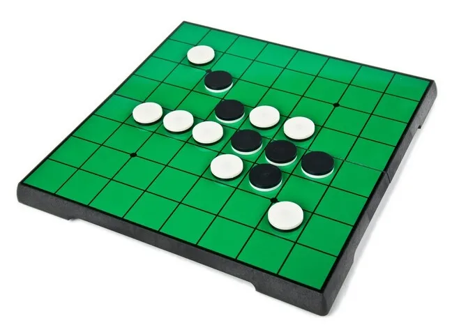 25 см Акриловые Магнитные портативные складные Reversi Отелло настольные шахматы стандартные развивающие домашние родитель-ребенок Семейная Игра