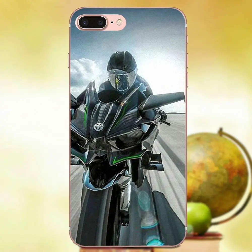 Для Apple iPhone 4 4S 5 5C 5S SE 6 6S 7 8 Plus X XS Max XR красочный стиль Kawasaki Ninja спортивный