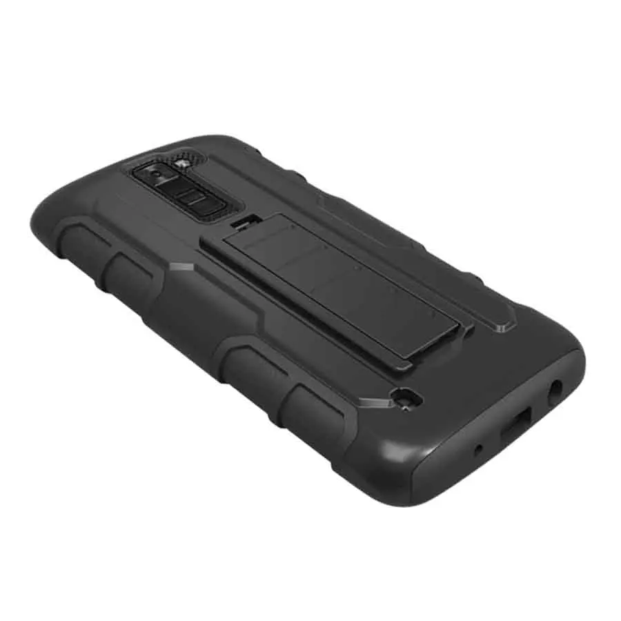 3 в 1 бронированный чехол для телефона LG K8 подставка Heavy Duty гибридный жесткий