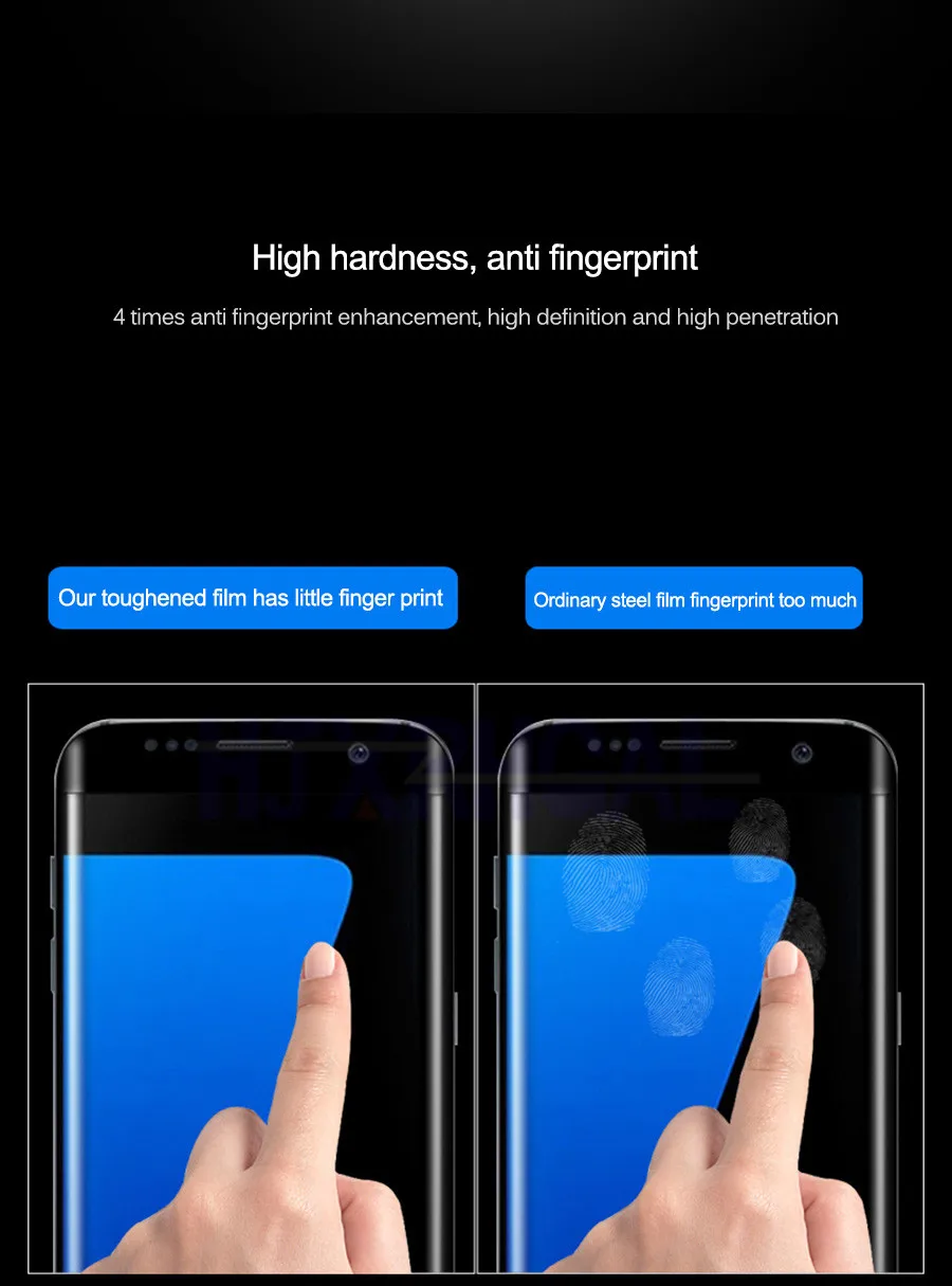 3D изогнутое полное покрытие 9H закаленное стекло для samsung galaxy S7 S7 edge S8 S9 Note Защитная пленка для экрана для samsung S8 S9 Note 8