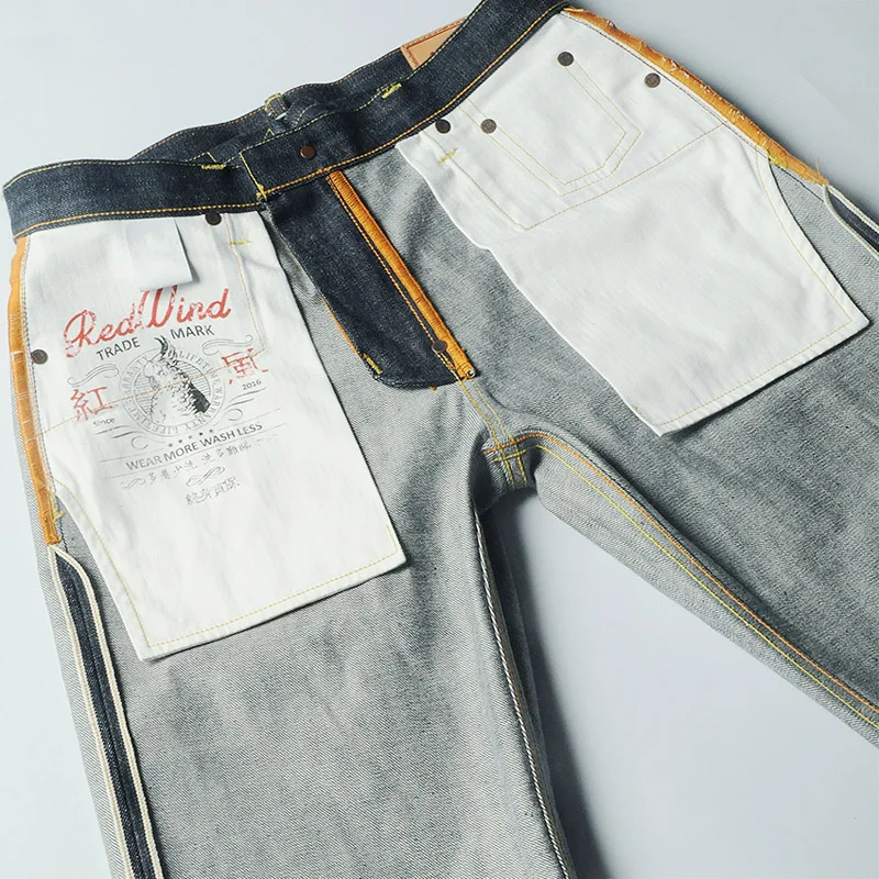 UNWASH 503 type 16,5 oz мужские джинсовые шорты летние свободные прямые повседневные шорты длиной до колена с Парижской пряжкой